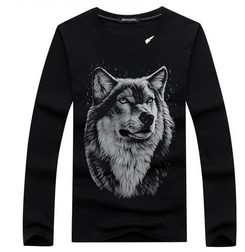 Sweatshirt tête de Loup noir