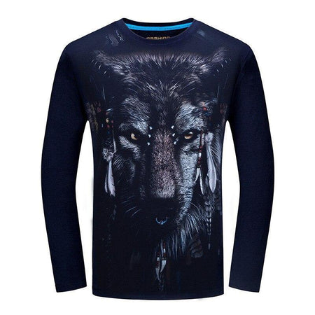 Sweatshirt Loup totem - Loups-Anges