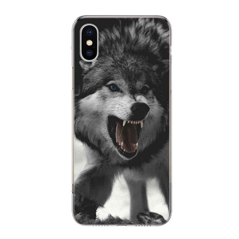 Coque Loup Alpha Apple iphone 12 11 ... - Loups-Anges