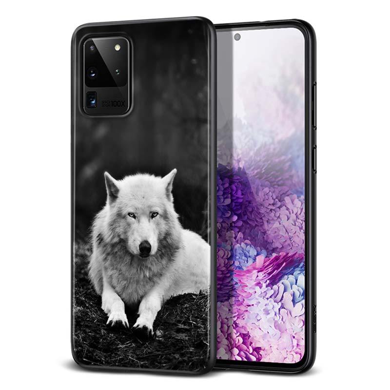 Coque Loup blanc Samsung Galaxy Série A - Loups-Anges