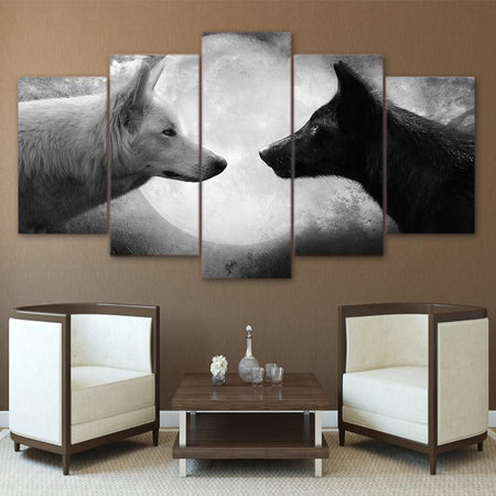 Canvas Loups - Loups-Anges