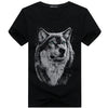 T-Shirt tête de Loup noir - Loups-Anges